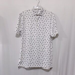 JOHNNIE-O Polo shirt logo print embroidered on left sleeve “1992 bird ” men S